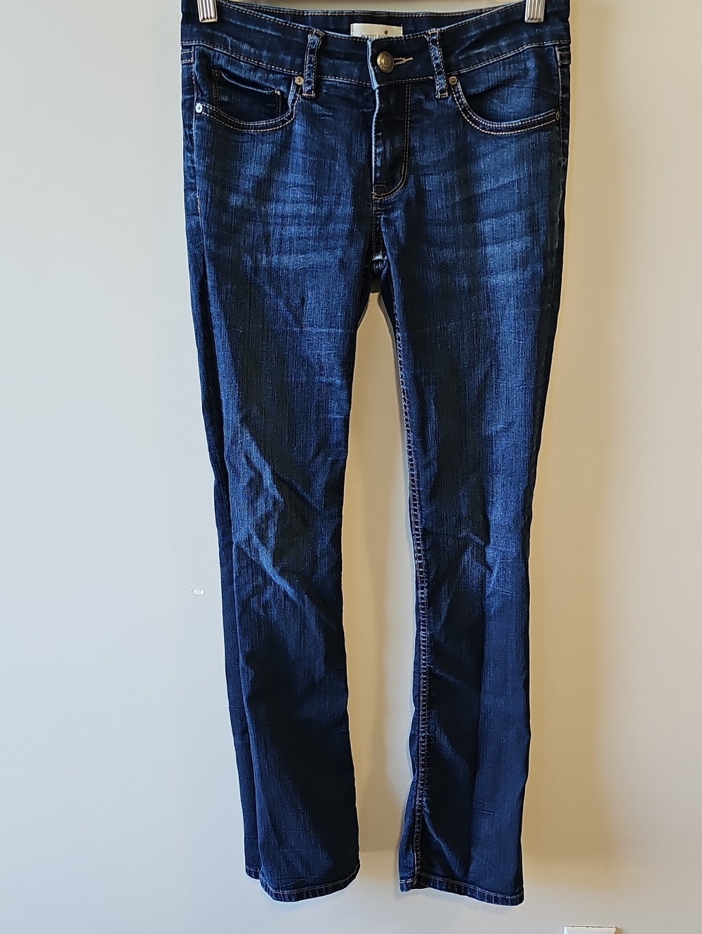 Bootlegger Dark Blue 29x31 Slim Boot Cut Jeans
